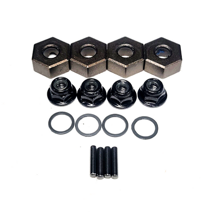 Fits Traxxas Rustler 4x4 Extreme Heavy Duty 12mm Wheel Hexes Hoss Slash 9069 (4)