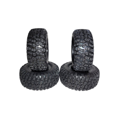 Fits Traxxas Slash VX3 2wd Mud Terrain Tires & 12mm Wheels Black / XL-5 BL2s VXL