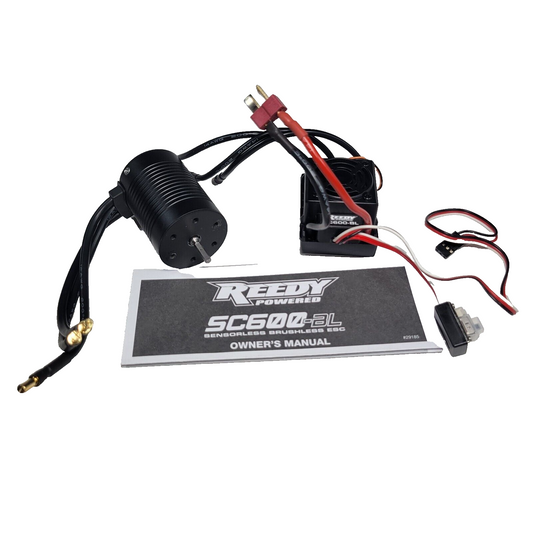 Team Associated Rival MT10 Reedy Brushless SC600-BL ESC & 3300kv Motor SC10 DR10