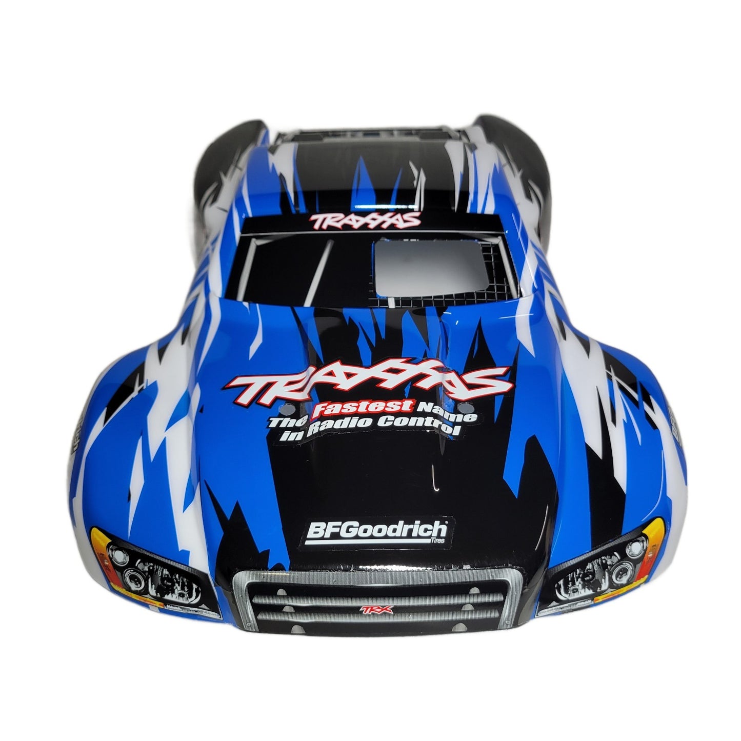 Fits Traxxas Slayer Pro 3.3 Body Blue & Black Factory Painted & Decals Nitro