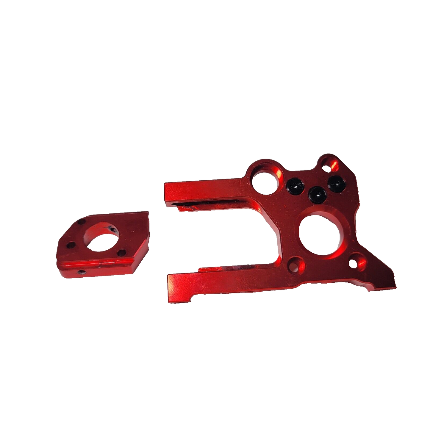 Arrma Kraton 8s EXB BLX Motor Mount Red Aluminum Sliding 56 Series Plate Outcast