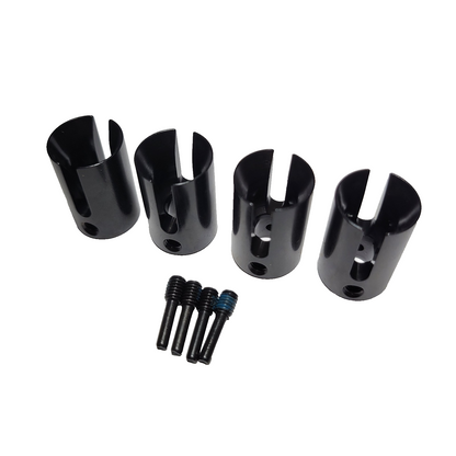 Fits Traxxas 1/10 Wide-Maxx Metal Drive Shafts 17mm Hex & Drivecups Front & Rear