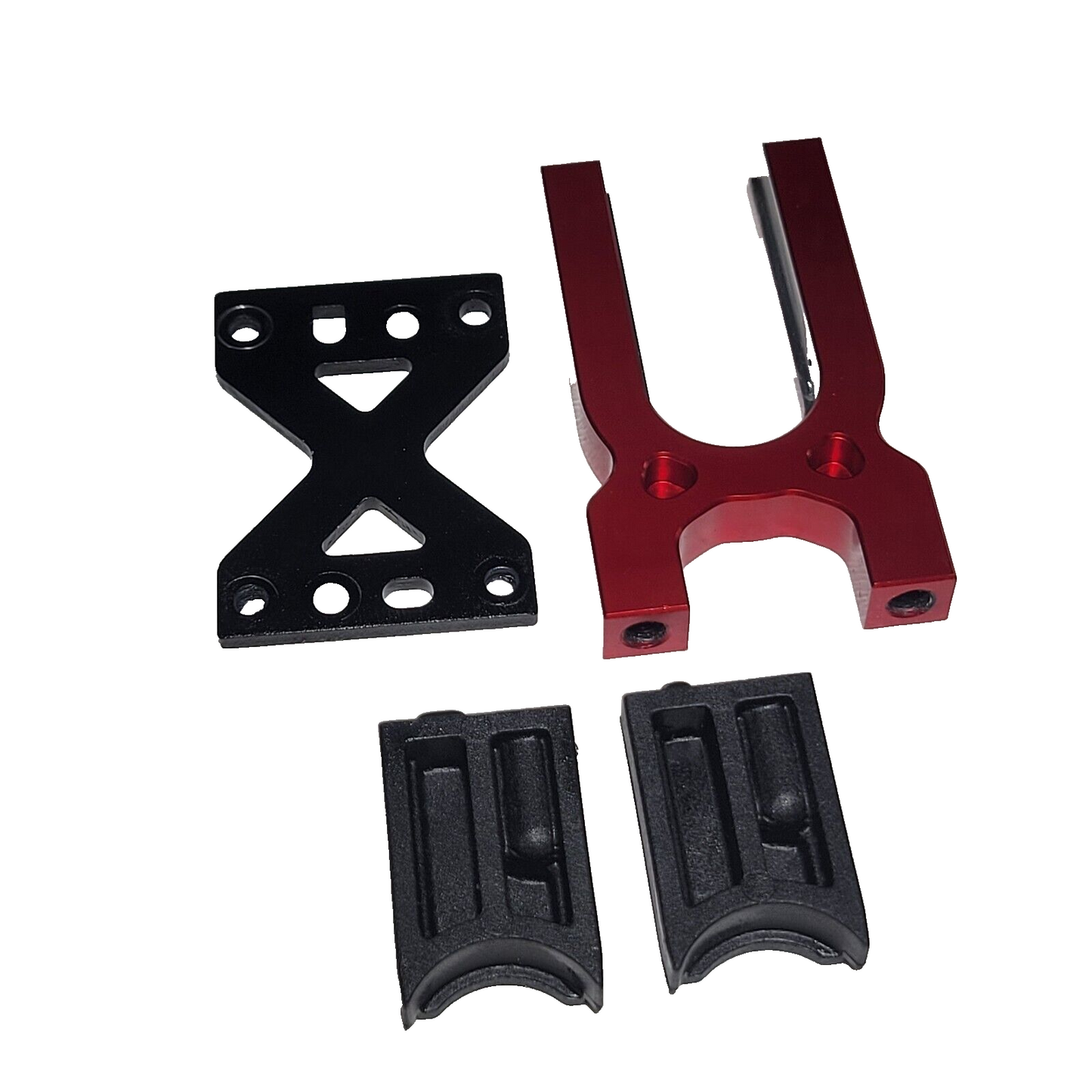 Arrma Limitless V2 Motor Mount Red Aluminum Sliding & 50 Series Plate 1/7