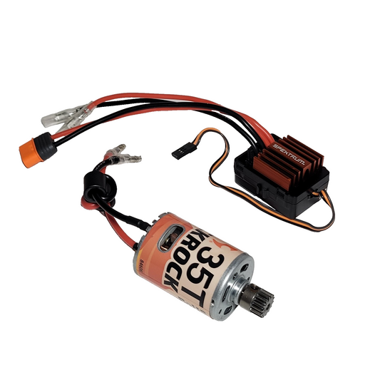 Axial SCX10 iii Coyote 35 Turn Brushed 540 Motor & 40A Spektrum ESC 2-3s