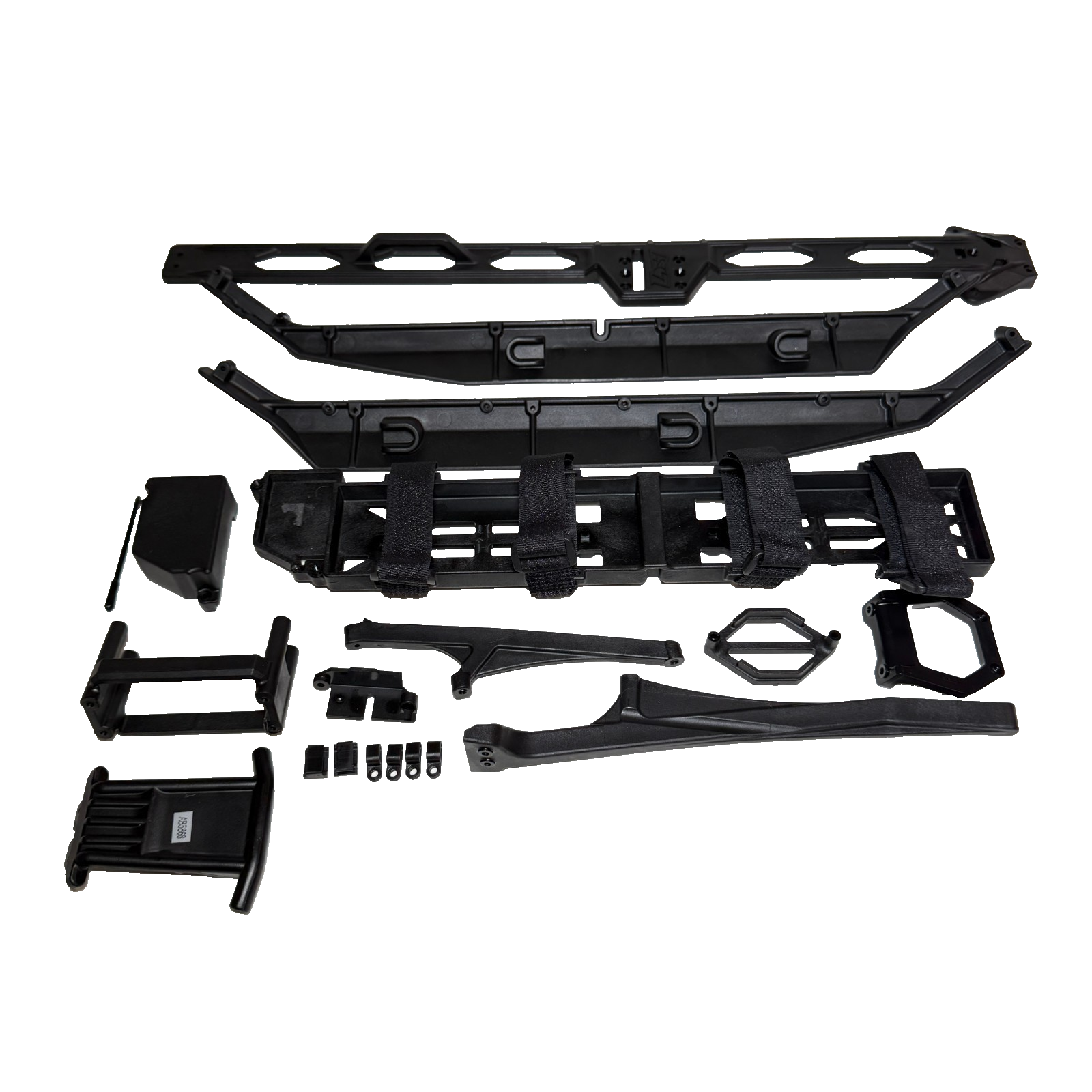 Losi 8ight-X Super Lasernut Chassis Guards & Brace Battery Tray  Servo Esc Mount