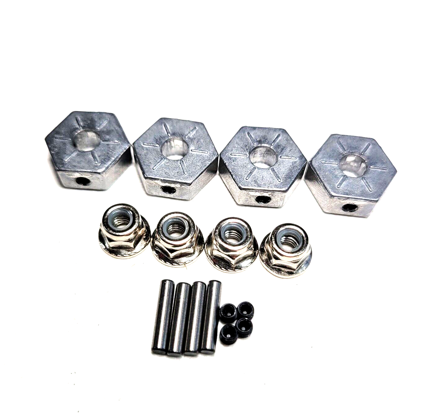 Arrma Infraction 3s BLX 14mm Aluminum Wheel Hexes Steel Nuts & Pins Vendetta V3