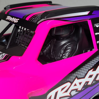 Fits Traxxas Mini Slash Clipless Body Factory Painted Pink Purple & Interior