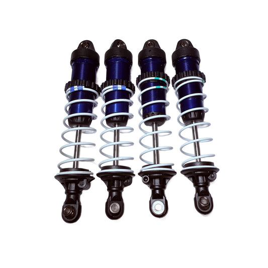 Fits Traxxas Jato 4x4 VXL GTR Shocks Blue Aluminum Front & Rear / Jato BL2s