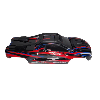 Fits Traxxas Mini XRT NEW Clipless Body Factory Painted Red Black Blue Decals