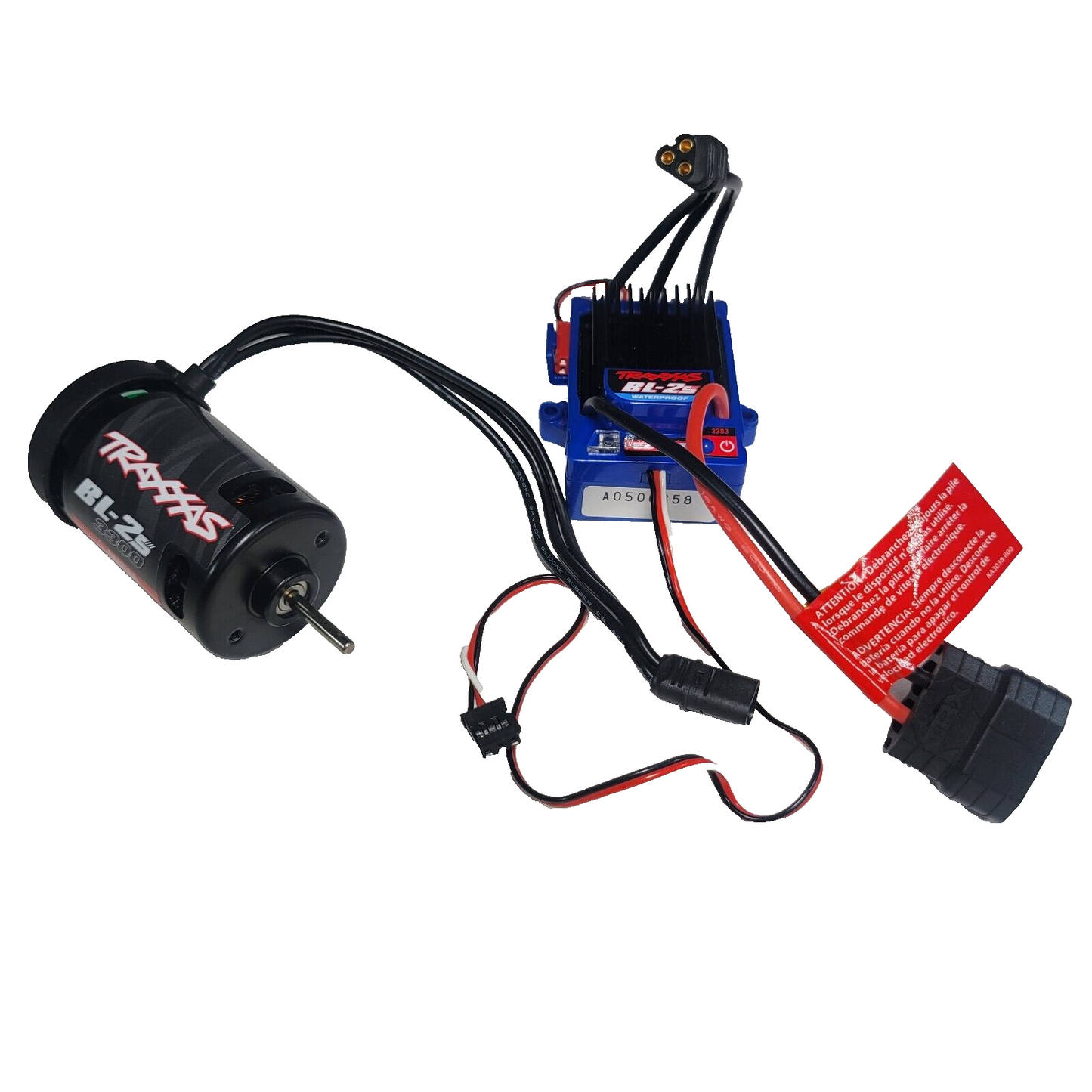 Fits Traxxas Rustler 2wd BL-2s ESC 3383 Waterproof & 3300kv Brushless Motor 3384