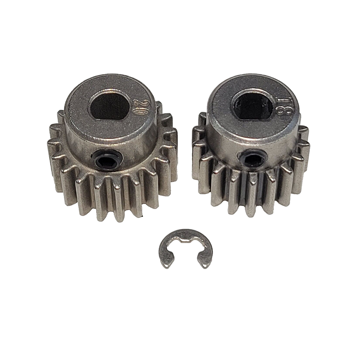 Arrma Vorteks 4x4 BLX Pinion Gears 18 & 20t Tooth 0.8 Mod Safe-D5 High Speed