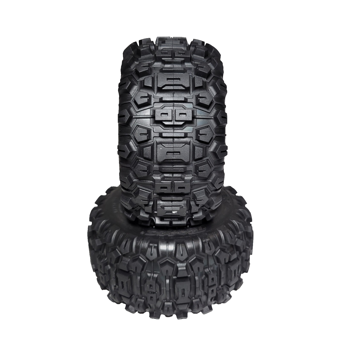 Fits Traxxas 1/10 Wide Maxx Ultimate Sledgehammer Tires (4) & Wheel 17mm Splined