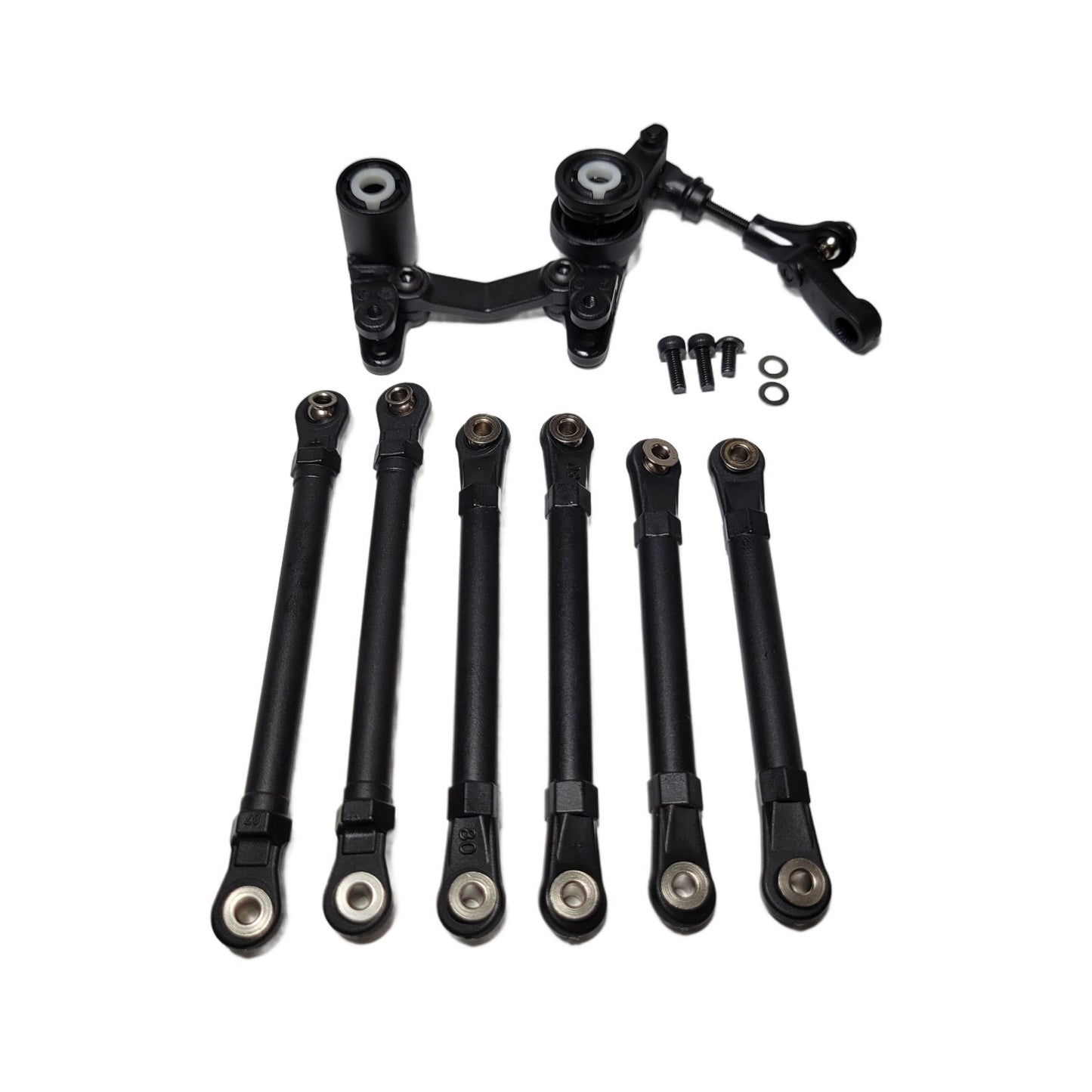 Fits Traxxas Slash 4X4 VX3 Steering Bellcrank Servo Saver & Camber Linkage