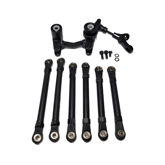 Fits Traxxas Slash 4X4 VX3 Steering Bellcrank Servo Saver & Camber Linkage