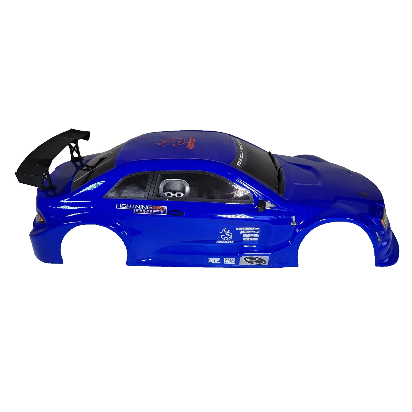 Redcat Racing Lightning EPX Drift Factory Painted Blue Body With Wing / Spoiler