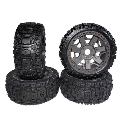 Fits Traxxas Jato 4x4 BL-2s Buggy Tires Sledgehammer Mounted & 17mm 3.0" Wheels