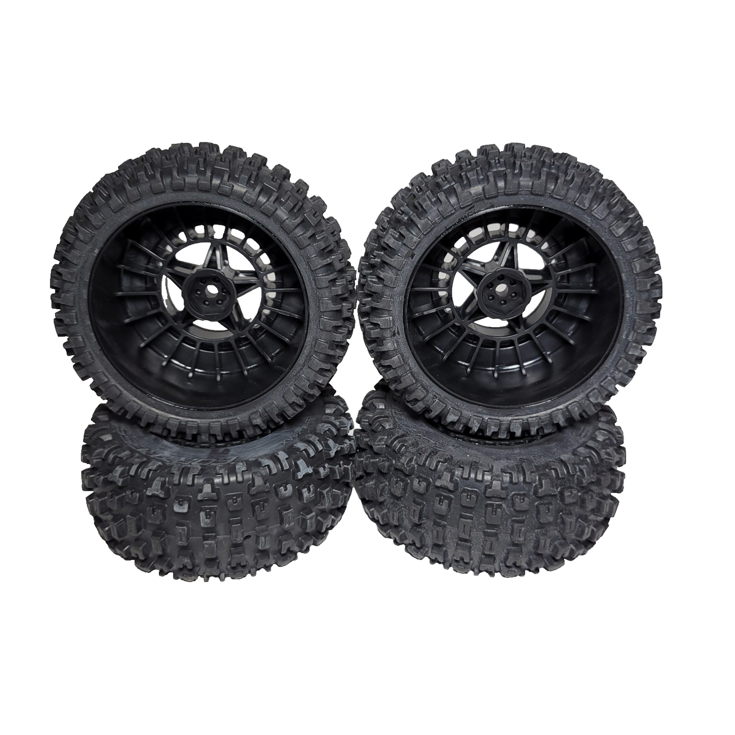 Arrma Fury 223s Tires dBoots Fortress SC Factory Glued & 14mm Wheels / Senton