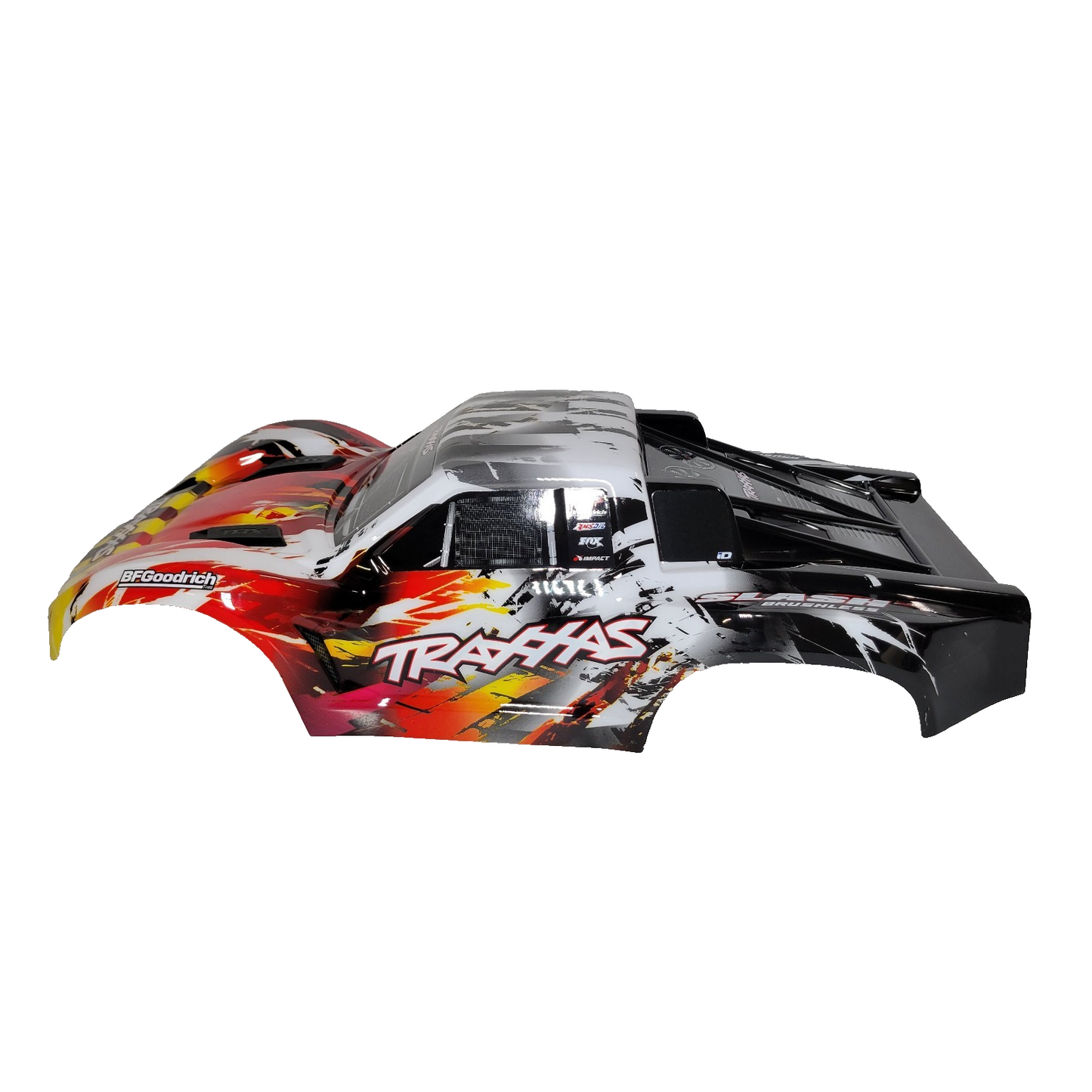 Fits Traxxas Slash VX3 2wd Body CLIPLESS Factory Painted Decals Red Black White