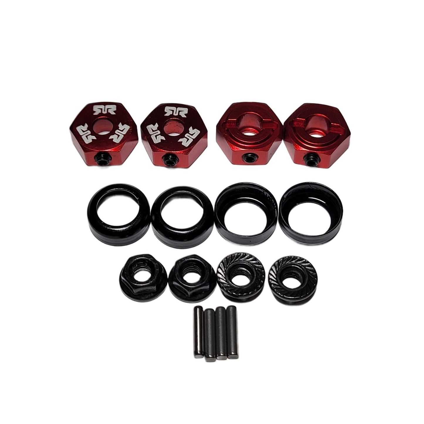 Arrma Mini Kraton 1/16th Metal Driveshafts Axles 71mm Stub CVD Axle 12mm Hexes