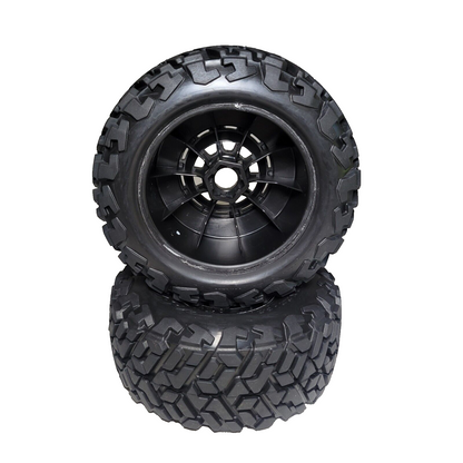 Fits Traxxas Maxx Slash Belted Tires w/ Black 17mm Wheels Short Course 10272