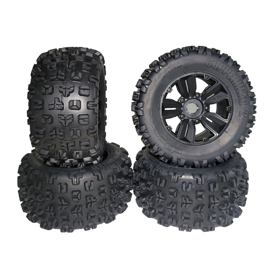 Arrma Kraton 8s EXB Tires DBOOTS Copperhead2 Big Block MT 24mm Spoke Wheels 1/5