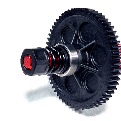 Arrma Vorteks 2wd Gorgon Slipper Clutch Set / Spur Gear 61T 0.8M & Bearings Red