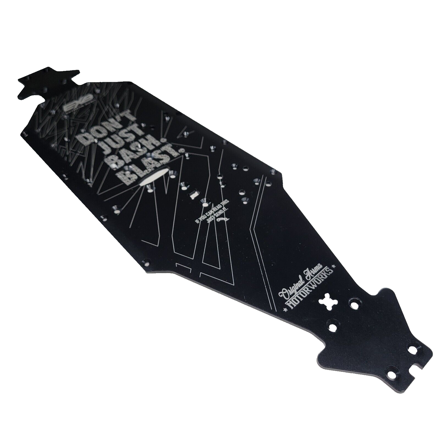 Arrma Kraton 6s EXB Chassis Black 7075 T6 CNC Aluminum Long Wheel Base LWB