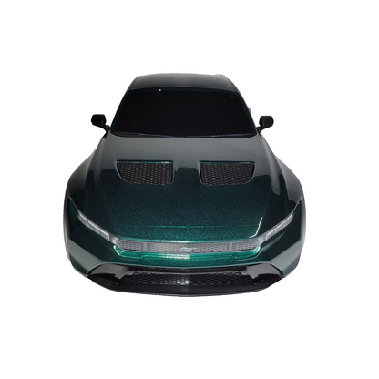 Fits Traxxas 4-Tec Drift Body Ford Mustang Clipless Factory Painted Green Decals