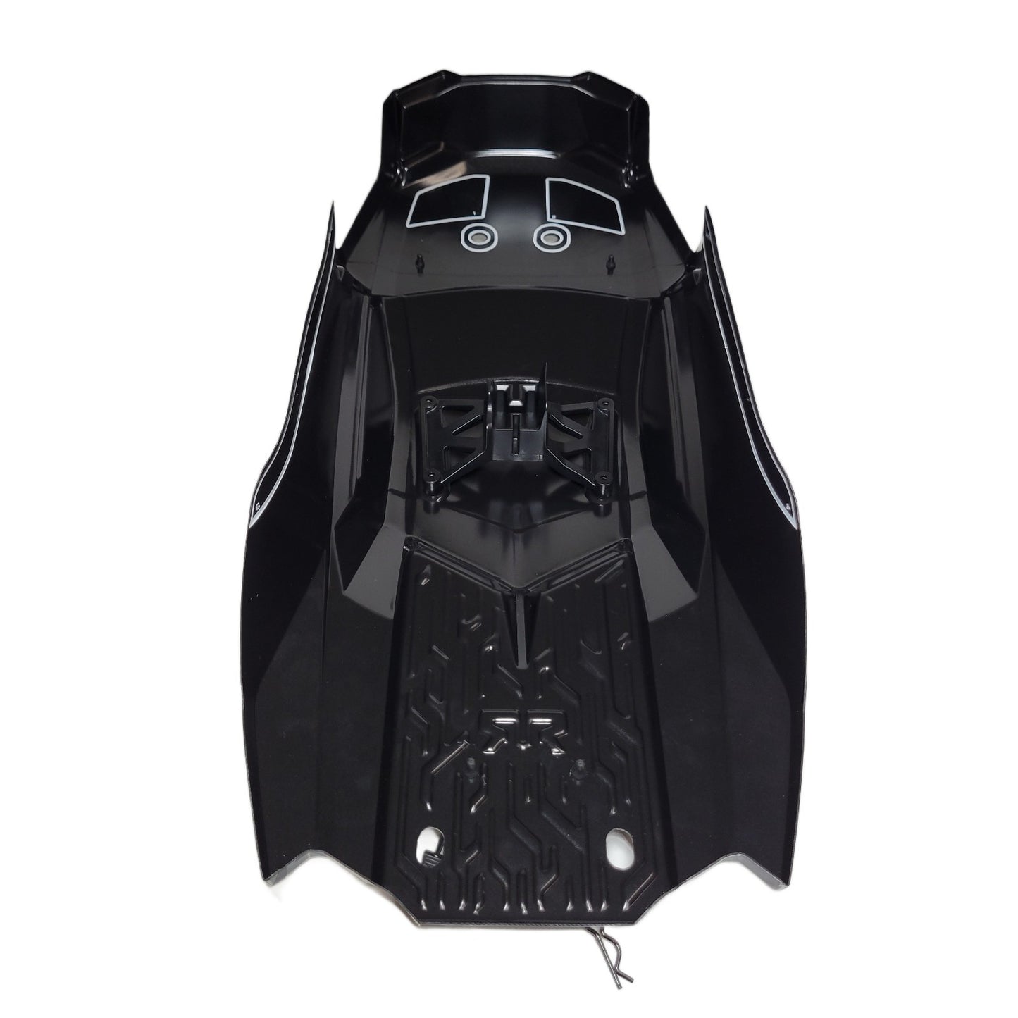 Arrma Talion 6s EXB V6 Body Factory Painted Black Red Decaled ARA-3406