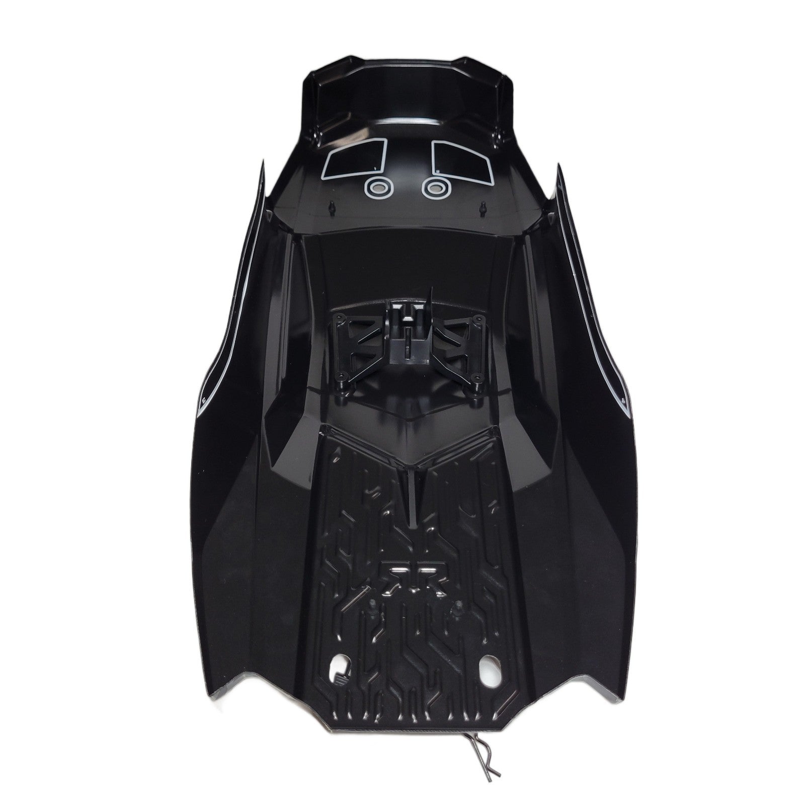 Arrma Talion 6s EXB V6 Body Factory Painted Black Red Decaled ARA-3406