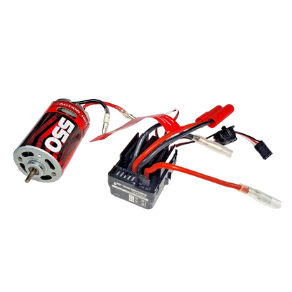 Redcat Racing Lightning STK WP-1040 Brushed Waterproof ESC & 550 19T Motor