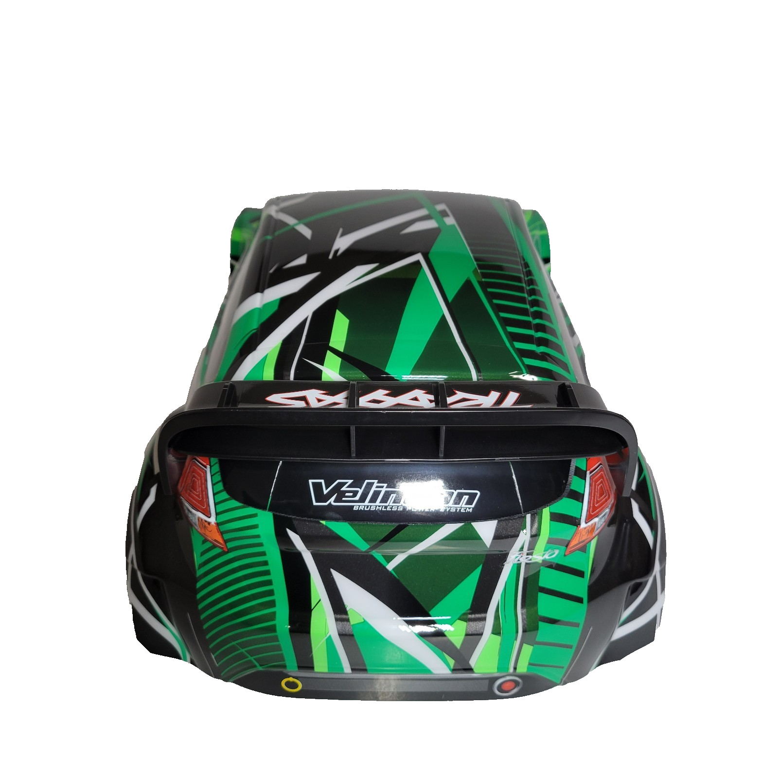 Fits Traxxas Rally 4x4 VXL HD Green Black Body Clipless Mounts 4wd / BL2s 7427