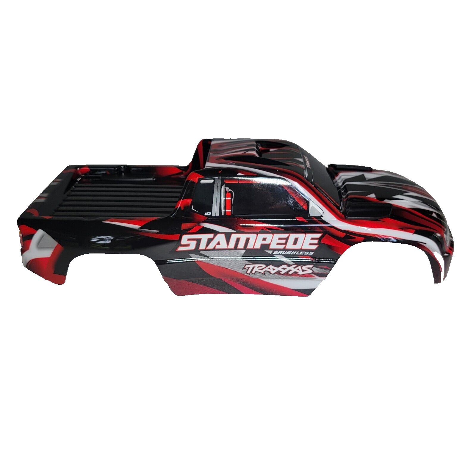 Fits Traxxas Stampede 2wd BL2s Clipless Body Shell Red Black Factory Painted