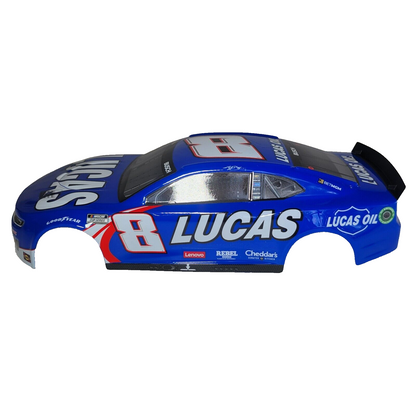 Losi Nascar Grom Body Factory Painted Blue White Busch #8 Lucas Oil Decals