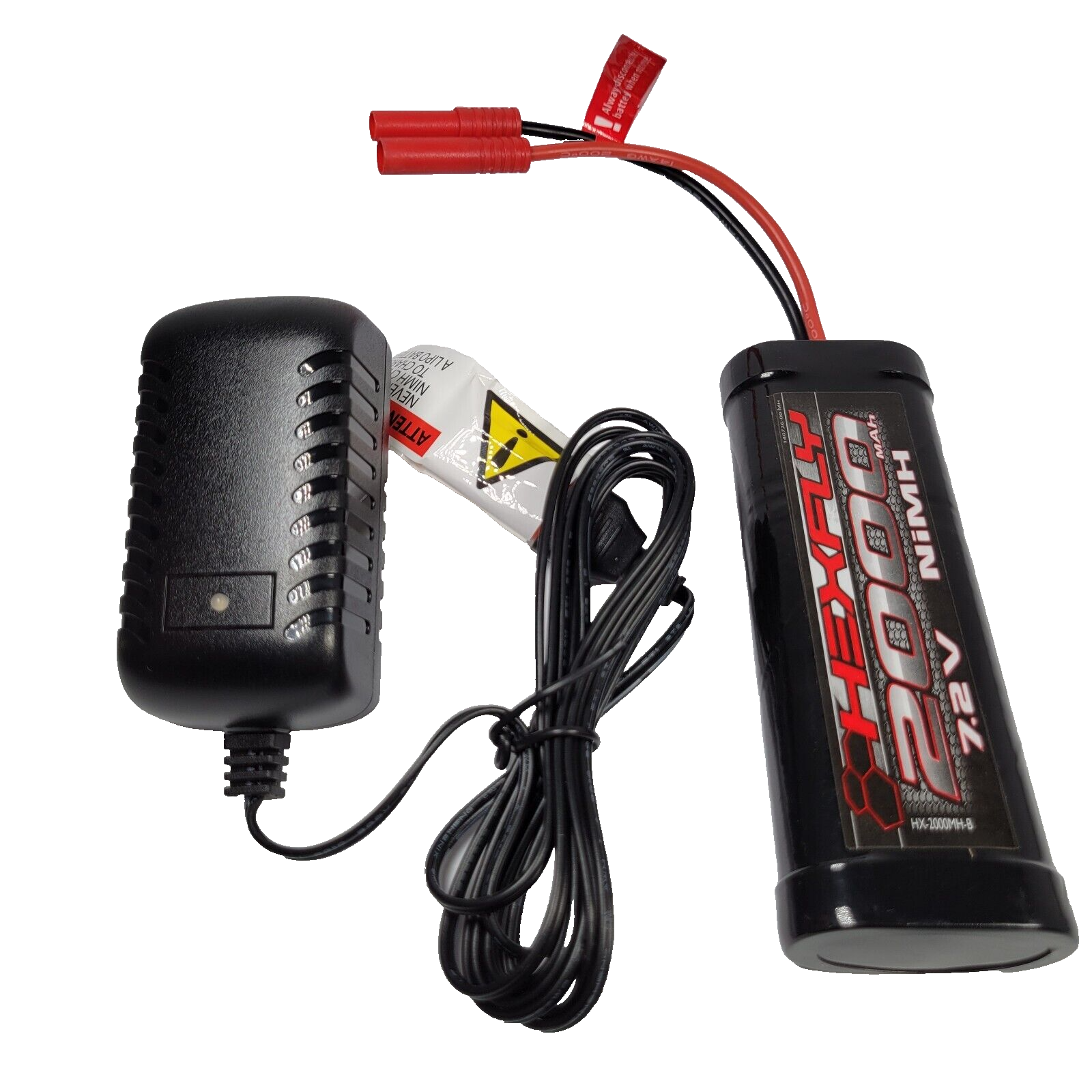 Redcat Hexfly 2000 mAh 7.2V NiMH Battery+Charger Gen7 Sport Everest-10 Piranha