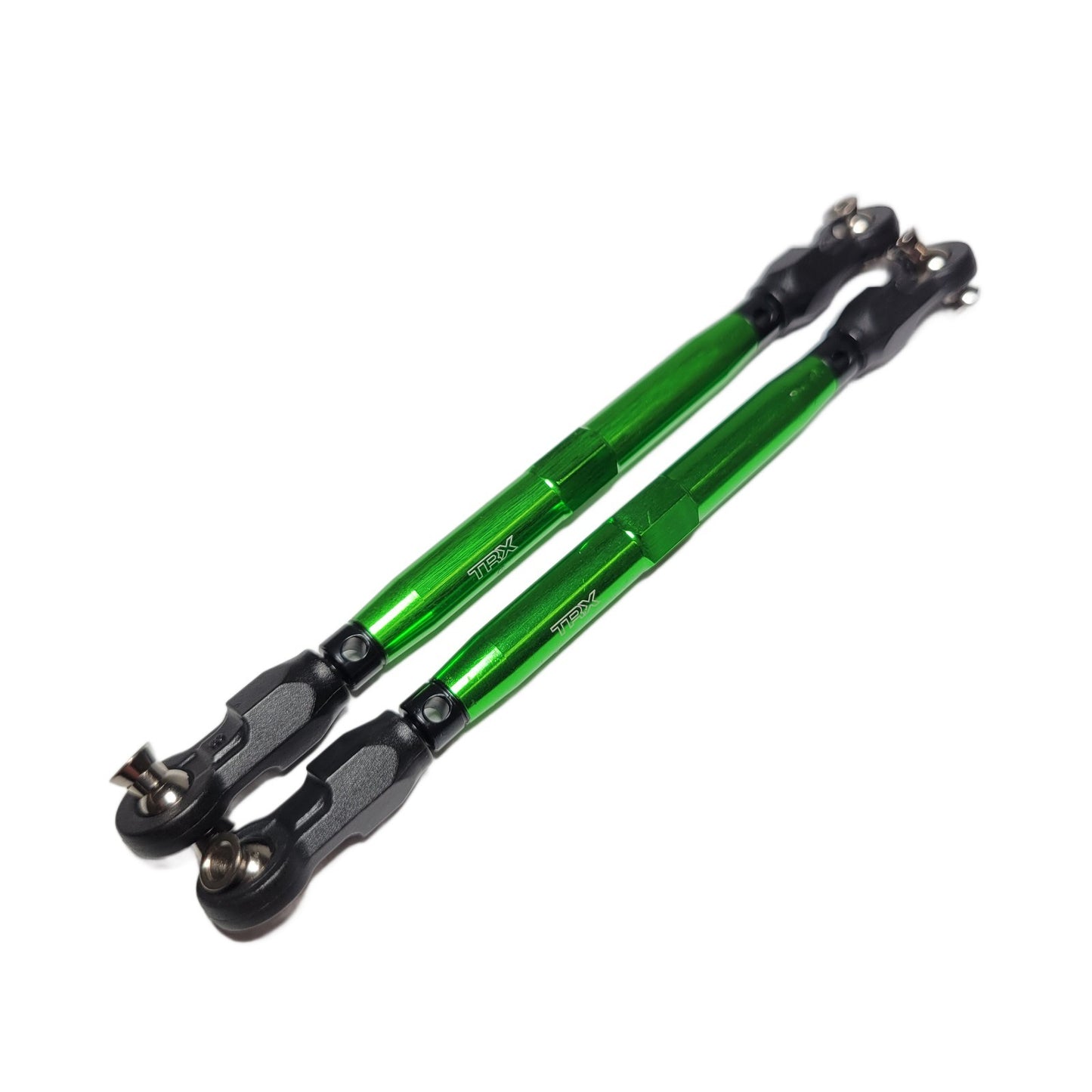 For Traxxas 1/10 Wide Maxx Ultimate Aluminum GRN Steering Bellcrank Linkage Rods