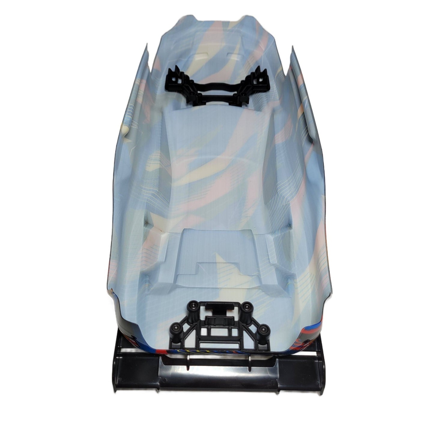 Fits Traxxas Rustler VX3 2wd Clipless Body Factory Painted Blue Black Yellow