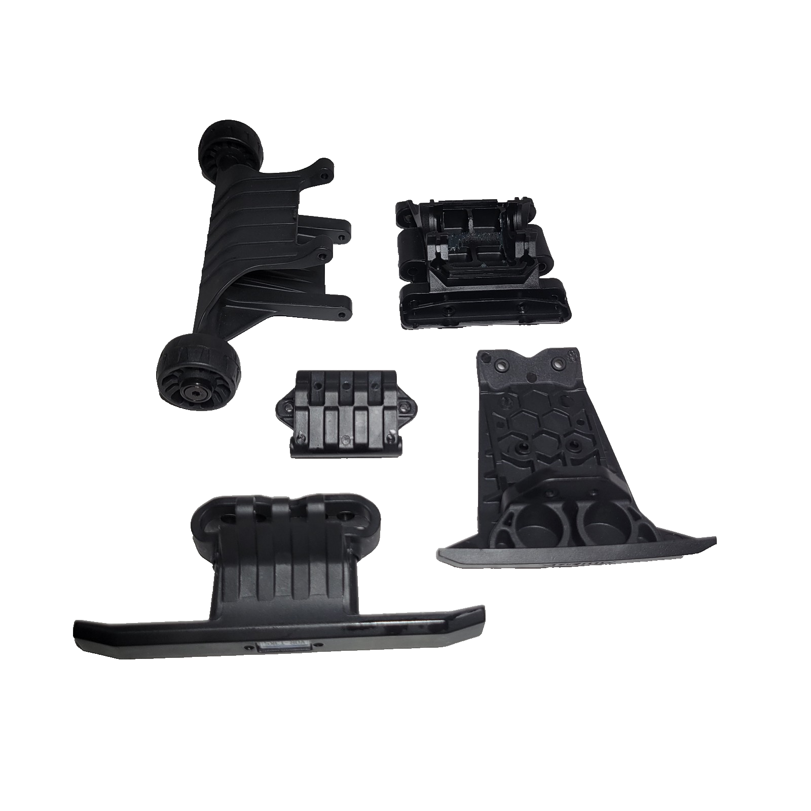 Arrma Vorteks 223s 2wd Bumpers Wheelie Bar / Skid Plates Brace / Clipless Towers