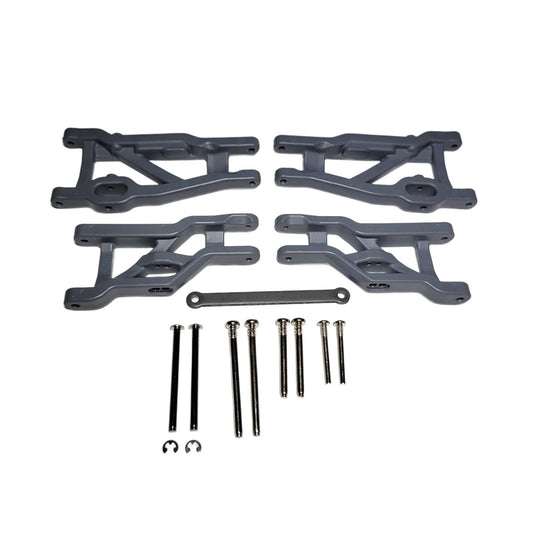 Fits Traxxas Rustler VX3 2wd A-Arms Heavy Duty Front Rear Suspension Arm Gray