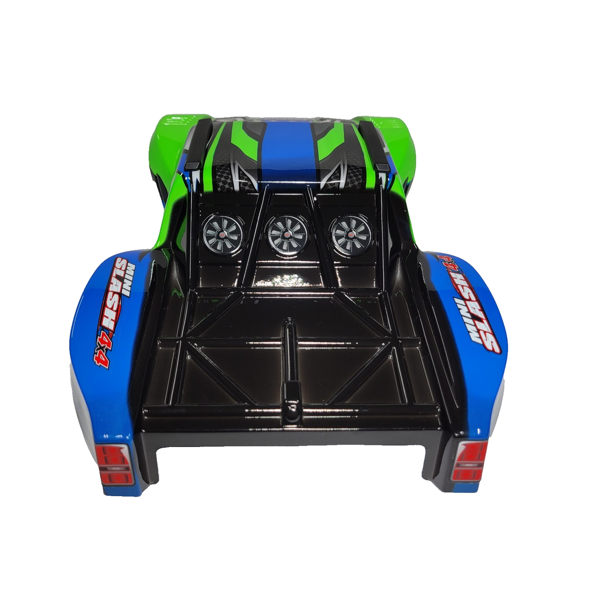 Fits Traxxas Mini Slash Clipless Body Factory Painted Green Blue & Interior