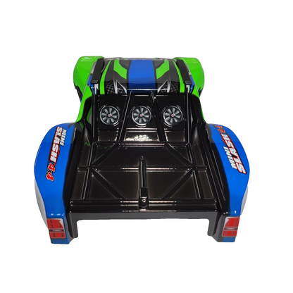 Fits Traxxas Mini Slash Clipless Body Factory Painted Green Blue & Interior