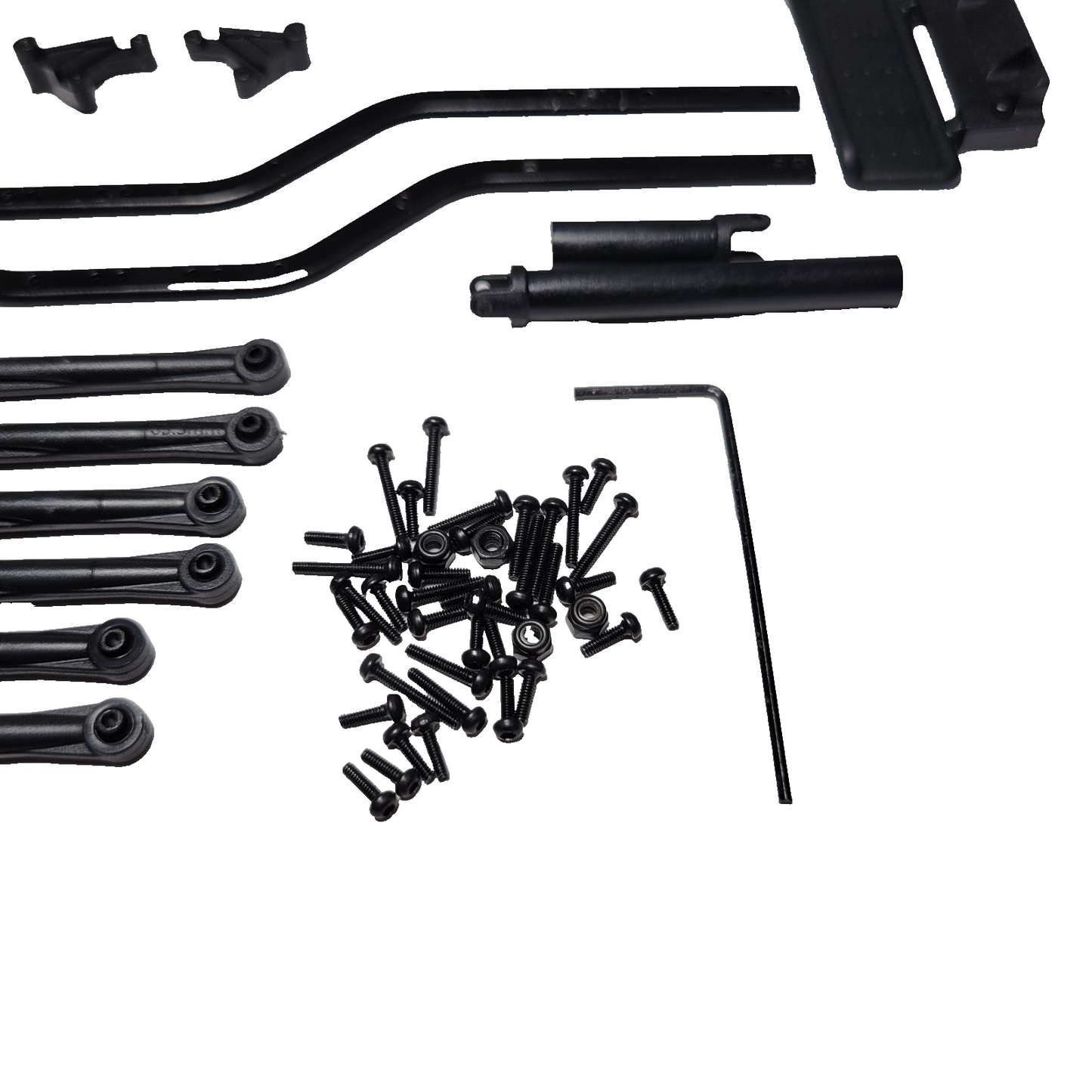 Axial SCX24 Lexus GX 470 Chassis Frame Rails Battery Tray Screws Bumpers Lights