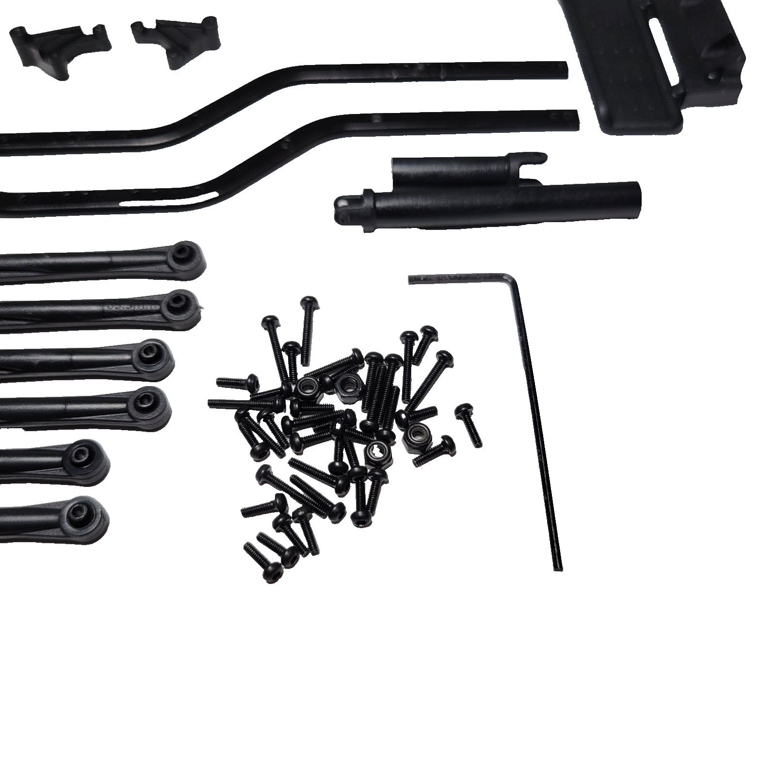 Axial SCX24 Lexus GX 470 Chassis Frame Rails Battery Tray Screws Bumpers Lights
