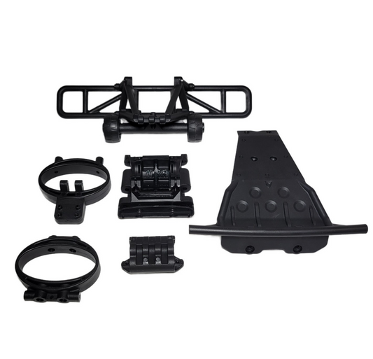 Arrma Fury 223s 2wd Bumpers Skid Plates Brace Wheelie Bar / GearBox Mount / Loop