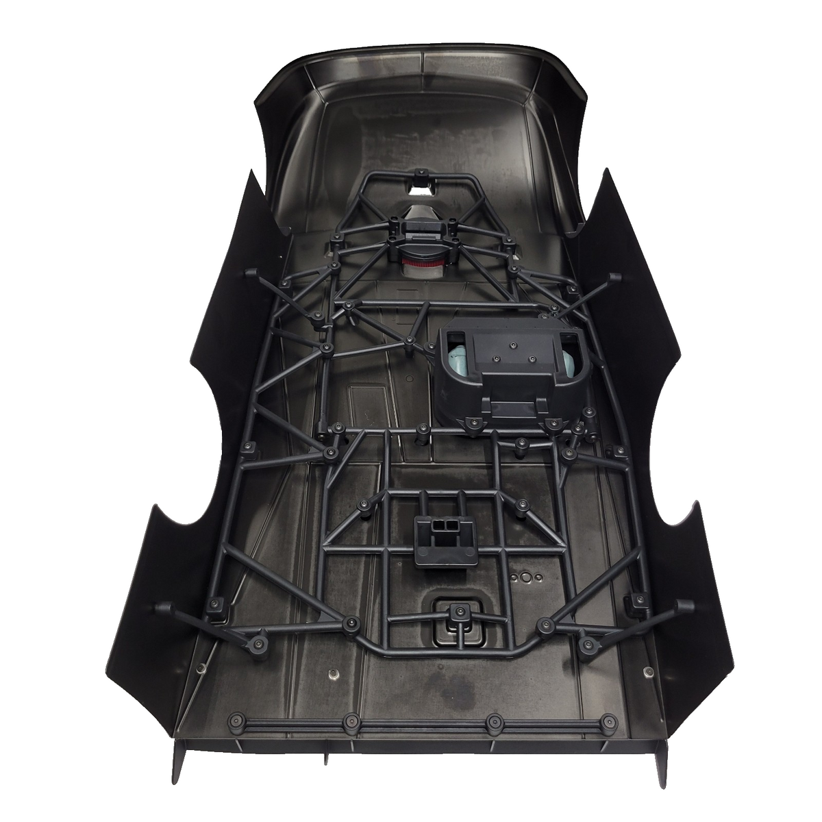 Losi 22s Late Model Body Factory Assembled & Decaled Blue Cage Interior Driver