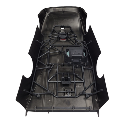Losi 22s Late Model Body Factory Assembled & Decaled Blue Cage Interior Driver