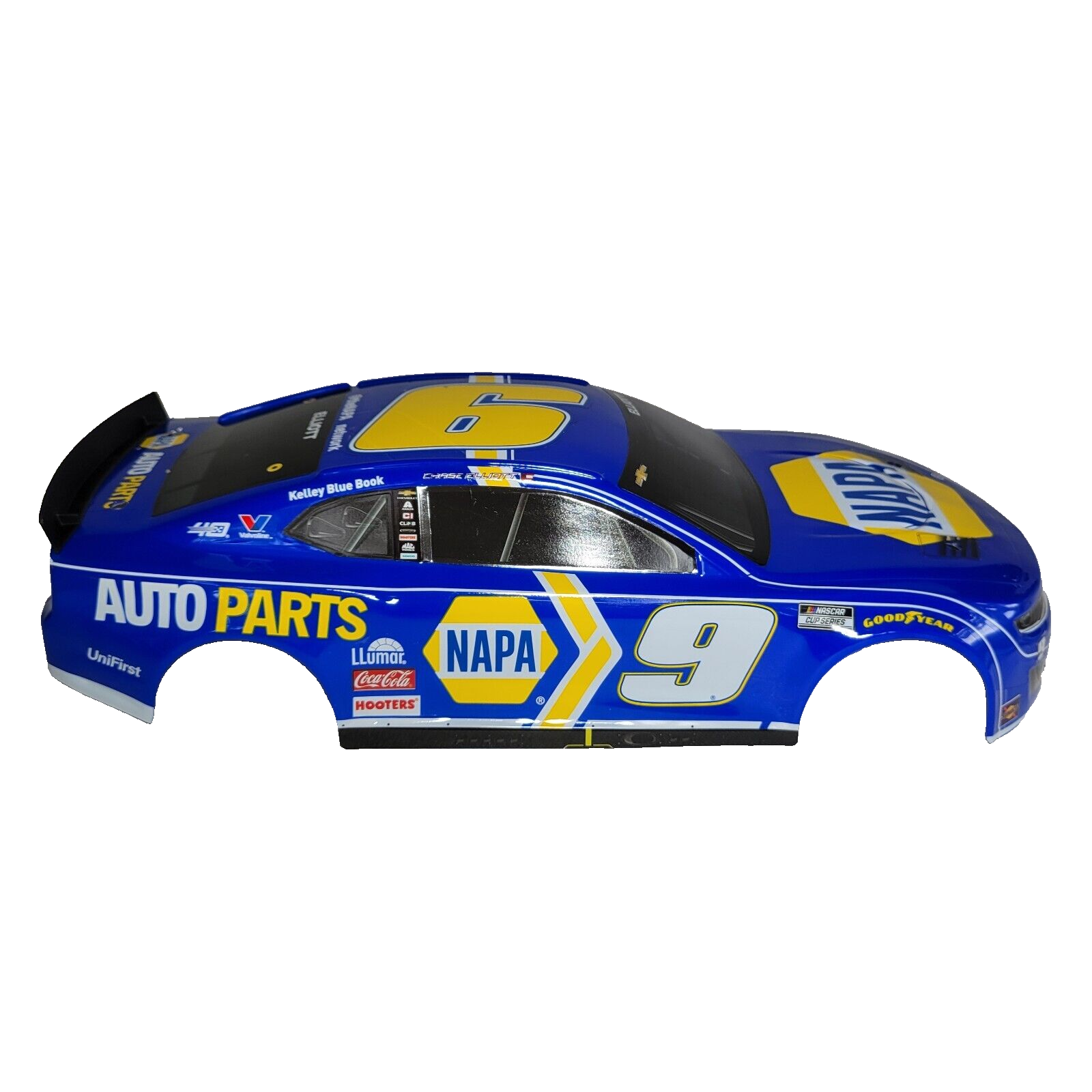 Losi Nascar Grom Body Factory Painted Blue Yellow Elliot #9 NAPA Decals LOS-1911