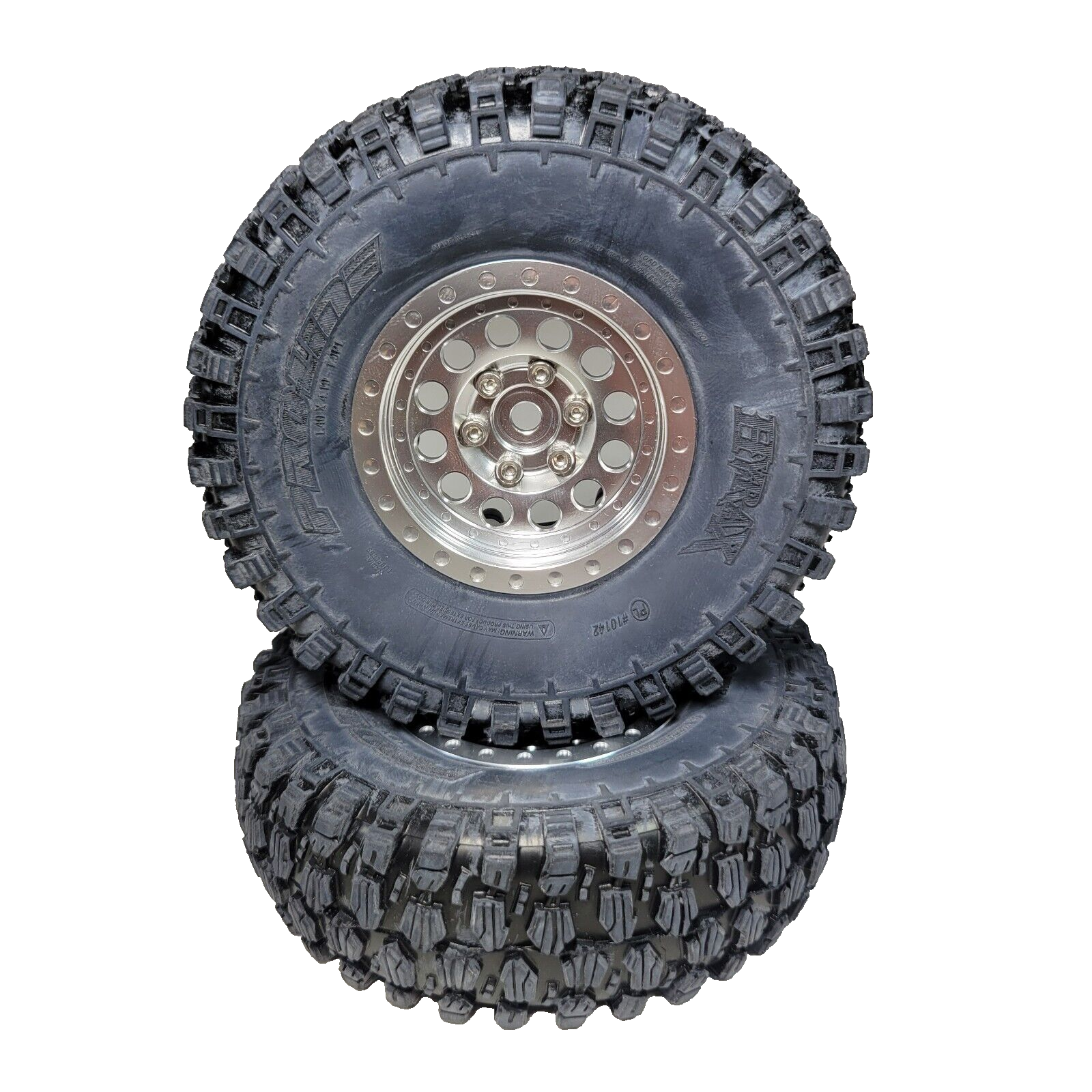 Axial SCX10 iii Chevy K-10 Pro-Line Hyrax Tires Aluminum BeadLoc 1.9 12mm Wheels