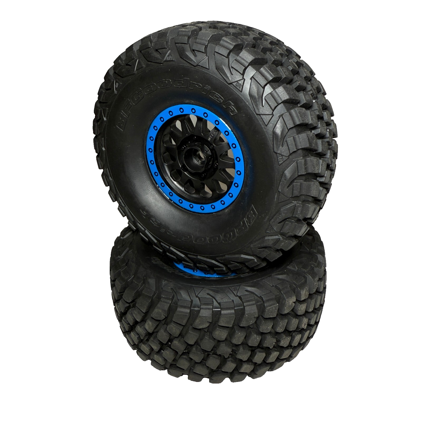 Fits Traxxas Unlimited Desert Racer UDR Baja KR3 Tires & 17mm Wheels Blue