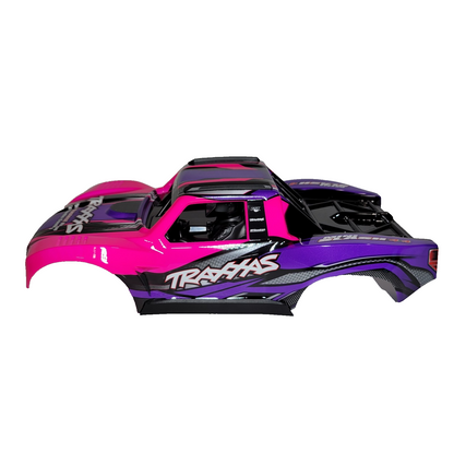 Fits Traxxas Mini Slash Clipless Body Factory Painted Pink Purple & Interior